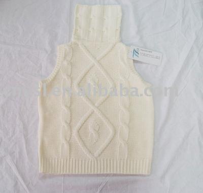 Ladies` cable vest (Ladies` cable vest)