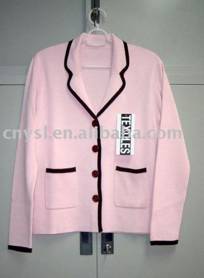 Ladies` full-needle cardigan (Ladies` full-needle cardigan)