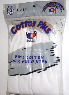 Cotton Plus Tube Socks (Хлопок плюс Tube носки)