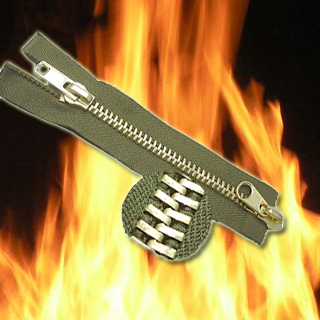 Feuerhemmend Reißverschluss mit Metall-Zähne (Feuerhemmend Reißverschluss mit Metall-Zähne)
