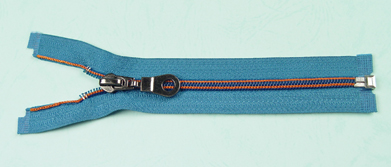 Nylon Zipper With Special Orange Line (Nylon Zipper With Special Orange Line)