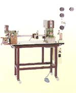 Auto gapping and stripping machine (invisible zipper)