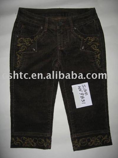 Ladies` Capri Pants (Ladies `Capri Pants)