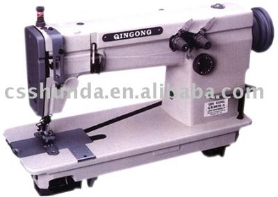 High-speed double-needle chain lockstitch sewing machine (High-Speed-Doppel-Nadel-Kette Doppelsteppstich-Nähmaschine)