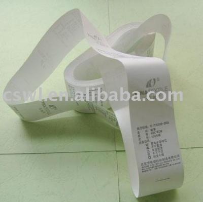 Washable Label (Lavable Label)