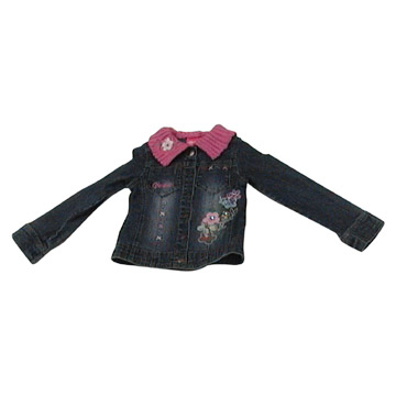 Regular Cotton / Spandex Denim Jacket (Регулярный Cotton / Spandex Джинсовая куртка)