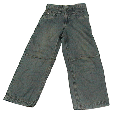 Gitterschnitt Cotton Denim Pants (Gitterschnitt Cotton Denim Pants)
