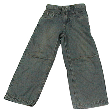 Regular Cotton Denim Pants (Регулярный Хлопок Брюки джинсовые)