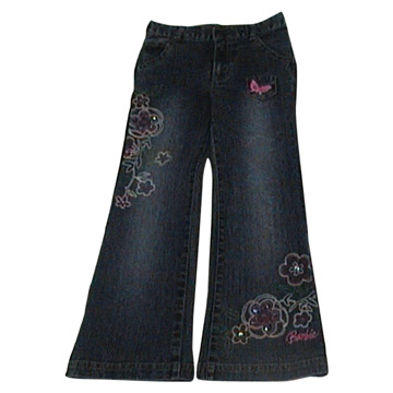 Cross Hatch Ramie / Cotton Denim Trousers (Крест Hatch раме / Хлопчатобумажные брюки джинсовые)
