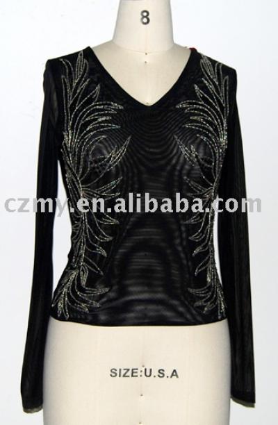 MY-8838 Ladies` Craft Fashion Blouses