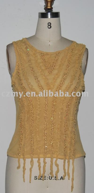 MY-02086 Ladies` Craft Fashion Blouses