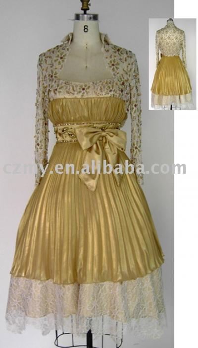 MY-07075 Ladies` Short Dresses (MY-07075 Ladies` Short Dresses)