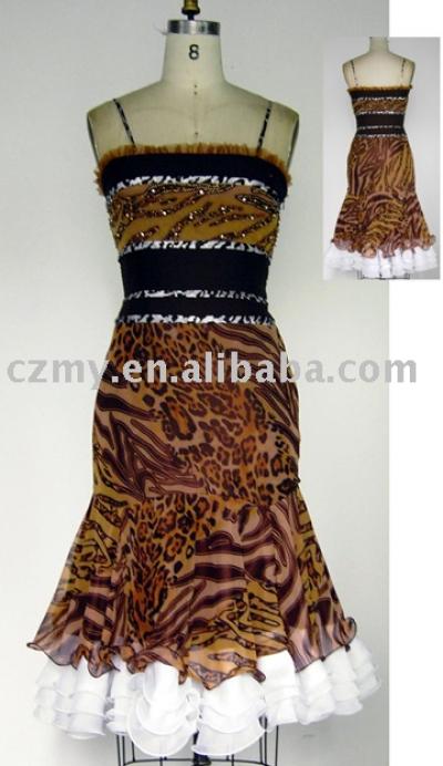 MY-07080 Ladies` Short Dresses (MY-07080 Ladies` Short Dresses)