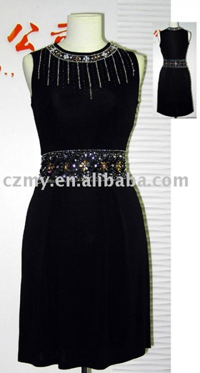 MY-07058 Ladies` Short Dresses (MY-07058 Ladies` Short Dresses)