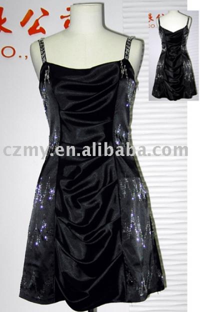 MY-07055 Ladies` Short Dresses (MY-07055 Ladies` Short Dresses)