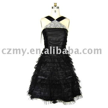 MY-07107 Ladies` Short Dresses