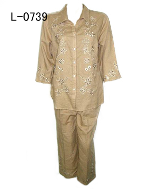 Ladies` 2pcs capri set (Ladies` 2pcs capri set)