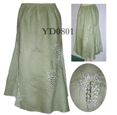 Ladies` Linen Skirt (Дамские Лен Юбка)