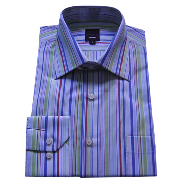 Men`s Cotton Yarn Dyed Shirt (Men `s de coton teint en fil Shirt)