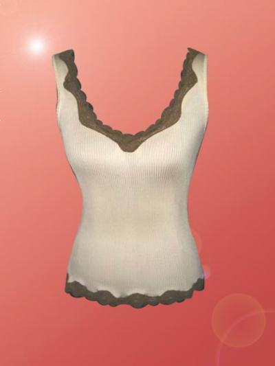 silk rib top (silk rib top)