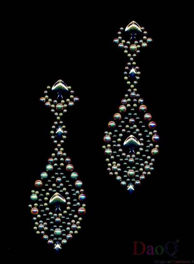 Iron-on Pearl Transfer Motif-7 (Клеевая Мотив переноса Перл-7)