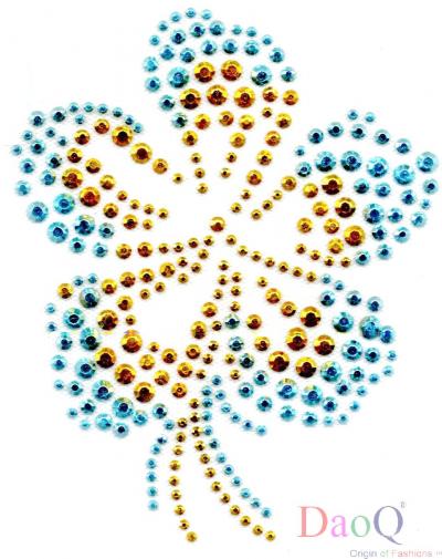 Iron-on AA rhinestuds transfer (Un transfert sur tissu AA Rhinestuds)