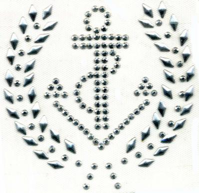Iron-on AA rhinestuds transfer (Un transfert sur tissu AA Rhinestuds)