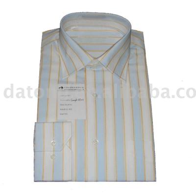 Men`s Blue %26 Yellow Stripe Shirt (Men`s Blue %26 Yellow Stripe Shirt)