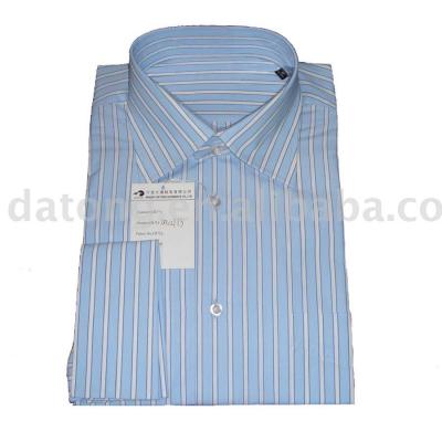 men`s blue stripe shirt (мужские рубашки синей полосой)