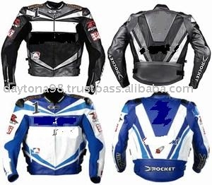Dl-1243 Leather Motorbike Jacket (Dl-1243 Leather Motorbike Jacket)