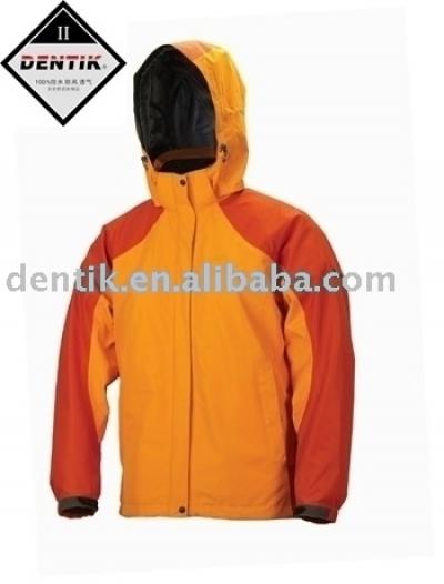 Hot press seam taped jacket