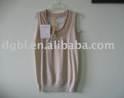 knitted tank top (gestrickten Pullunder)