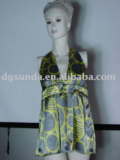 woven one-piece dress (woven one-piece dress)