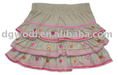 Girls` flower skirts