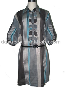 Ladies` Dress 100% Cotton (Ladies` Dress 100% Cotton)