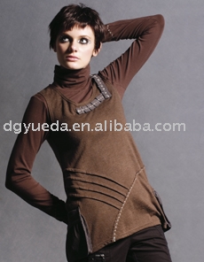Ladies` 100% Cotton Tops (Ladies` 100% Cotton Tops)
