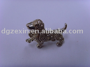 Stannum alloy CZ diamond badge (Stannum alloy CZ diamond badge)