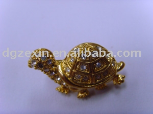 Stannum alloy CZ diamond badge (Stannum alloy CZ diamond badge)