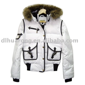 woman`s down jacket