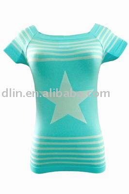 Ladies` Seamless T-shirt (Ladies `Seamless T-Shirt)