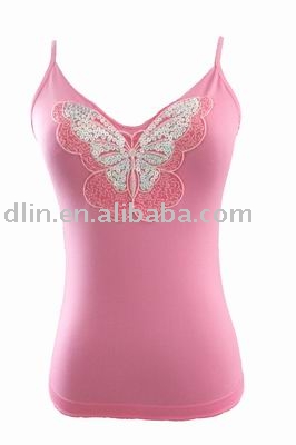 Ladies` Lace Seamless Vest (Ladies` Lace Seamless Vest)