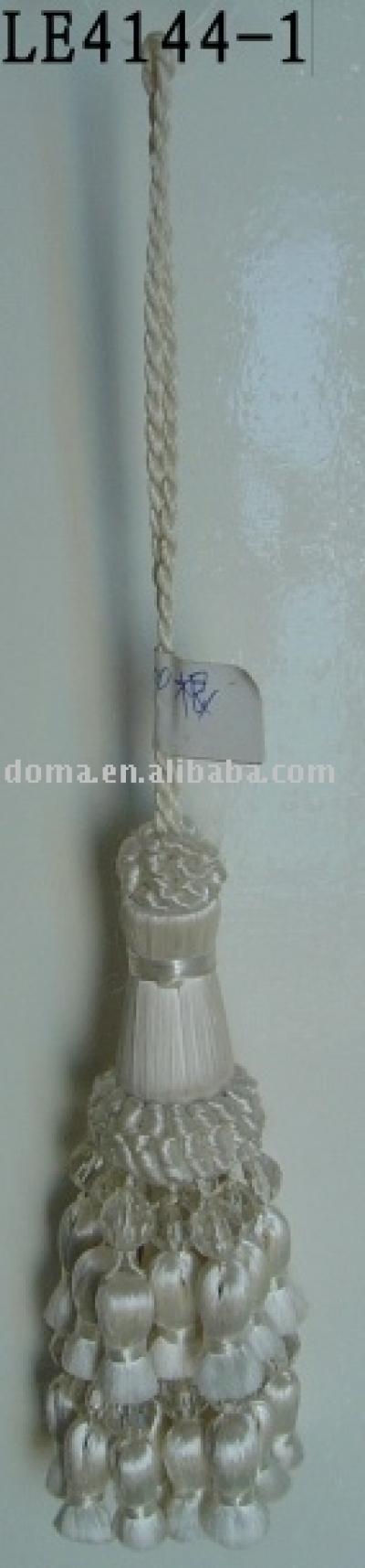 beaded tieback (Perlen Raffhalter)