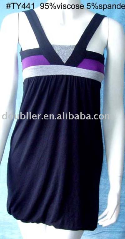 Long top dress (Robe longue haut de page)