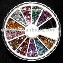 drip rhinestones (strass goutte à goutte)