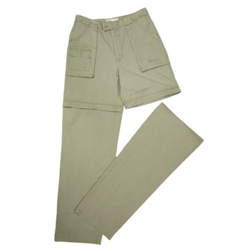 Casual Trousers of Detachable Trouser Legs (Повседневные брюки Съемная штанин)