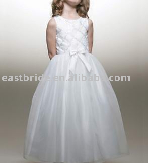 2008 hotsale flowergirl dress (2008 hotsale Flowergirl платье)