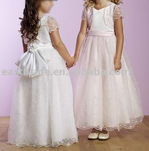 wholesale 2008 hot sale flower girl dress (оптовые продажи горячих 2008 Цветочница платье)