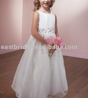 wholesale 2008 hot sale flower girl dress (оптовые продажи горячих 2008 Цветочница платье)