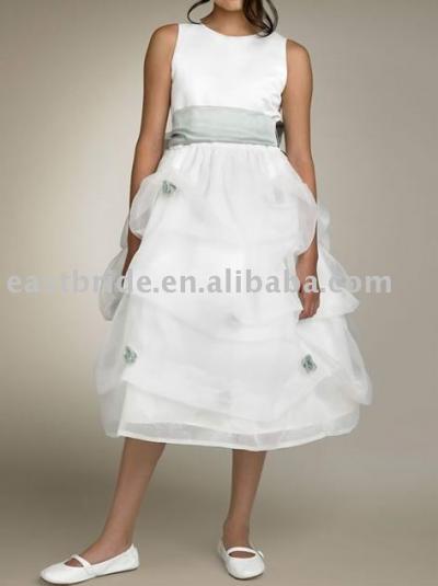 wholesale 2008 hot sale flower girl dress (оптовые продажи горячих 2008 Цветочница платье)