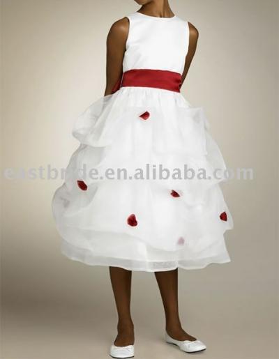 2008 hotsale flowergirl dress (2008 hotsale Flowergirl платье)